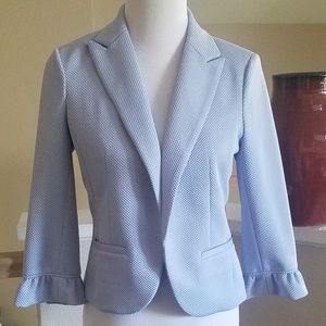 Amanda + Chelsea Light Blue Short Blazer